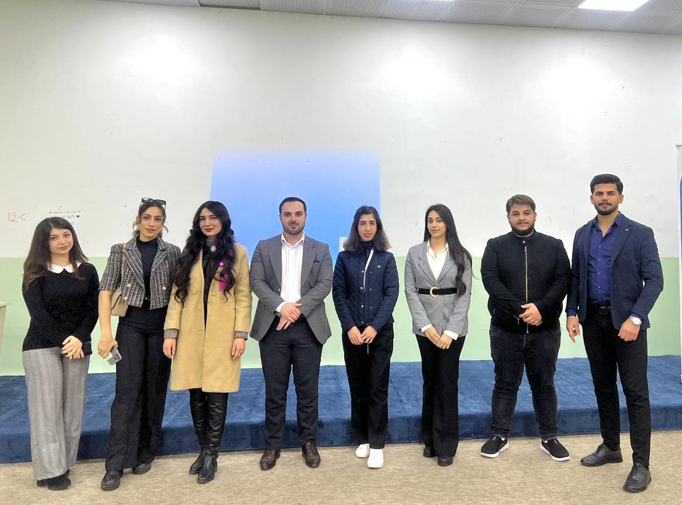 QIU students visited Gasha Private High School to raise awareness about personal hygiene, oral hygiene, and social hygiene